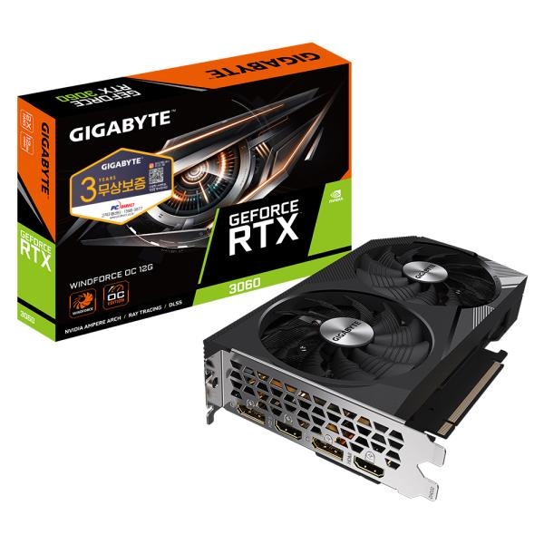 GeForce RTX 3060 WINDFORCE OC D6 12GB 피씨디렉트