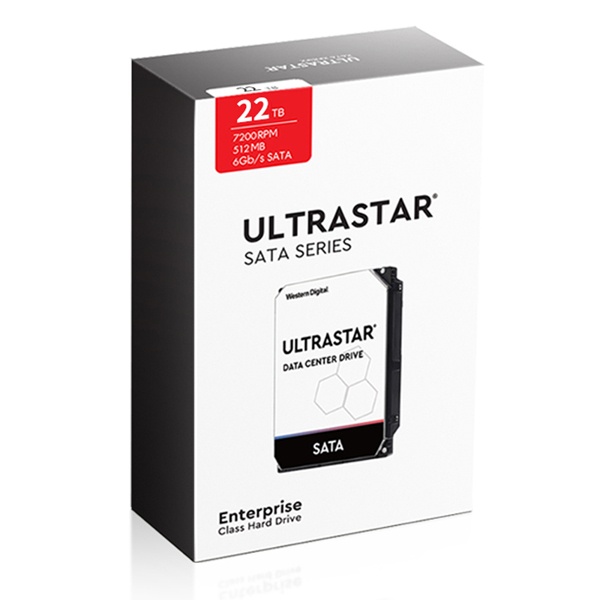 Ultrastar HDD 패키지 22TB DC HC570 WUH722222ALE6L4 패키지 22TB DC HC570 WUH722222ALE6L4 (3.5HDD/ SATA3/ 7200rpm/ 512MB/ CMR) [단일]