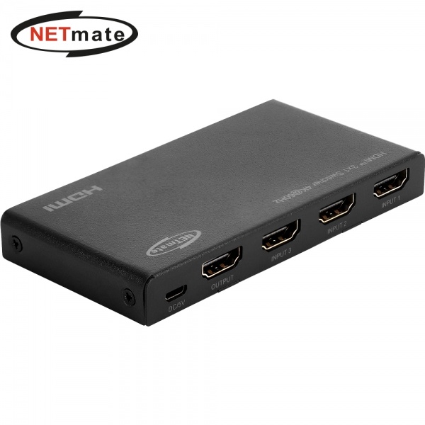 NETmate NM-PTS11 [모니터 선택기/3:1/HDMI/4K]