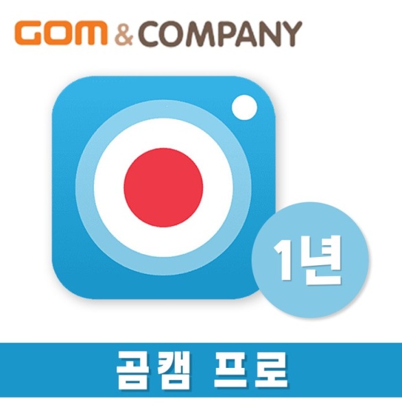 곰캠 프로 GomCam Pro [기업용/라이선스/1년사용]