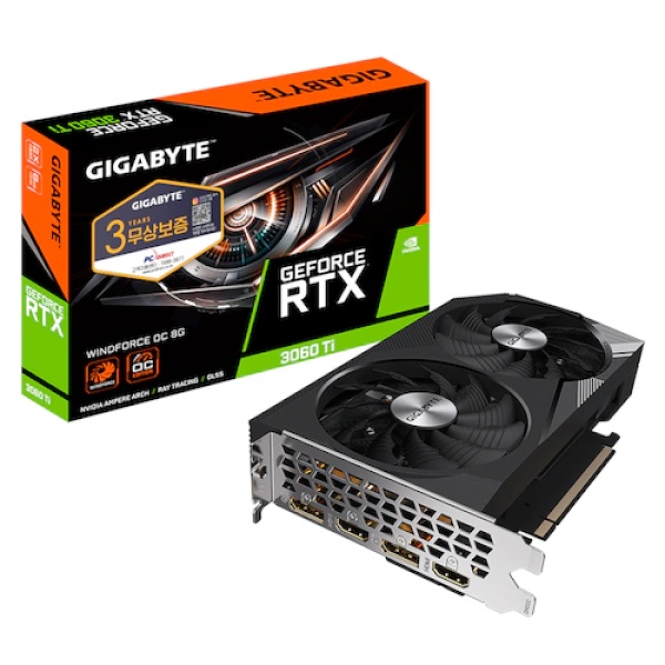 GeForce RTX 3060 Ti WINDFORCE OC D6 8GB 피씨디렉트