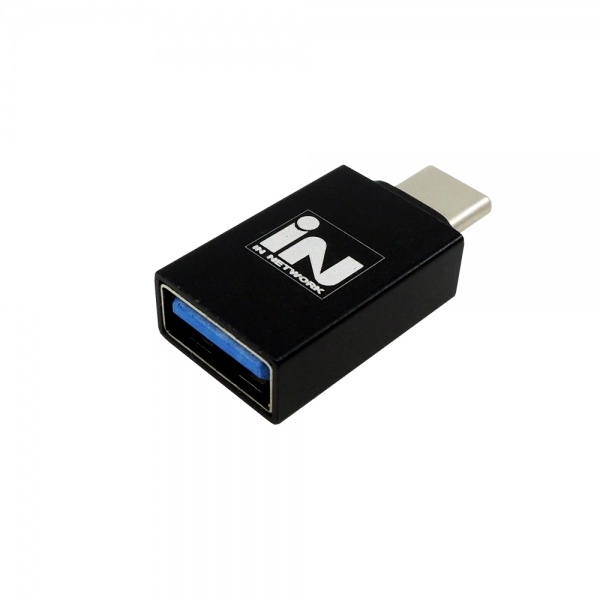 TYPE-C to USB 3.0 OTG 젠더 [블랙메탈] [IN-CUOTGN] [INU038]