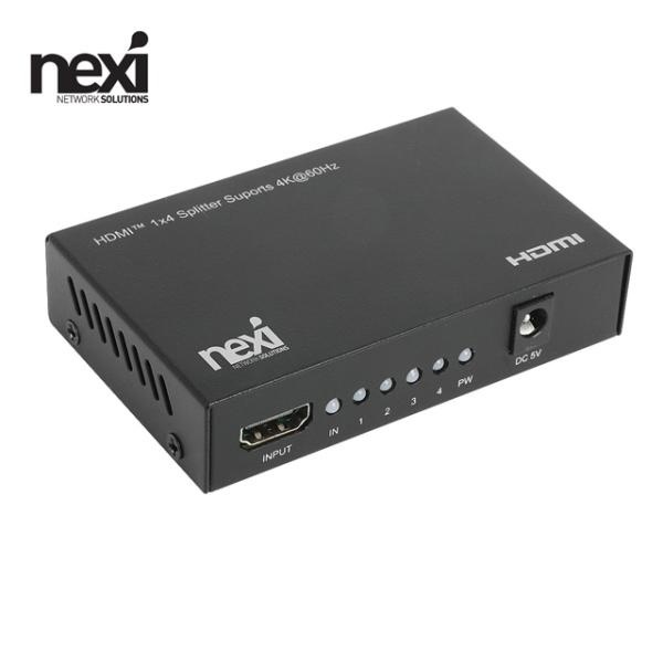 넥시 NX-4K0104SP-60C [모니터분배기/1:4/HDMI/4K/오디오 지원] [NX1297]