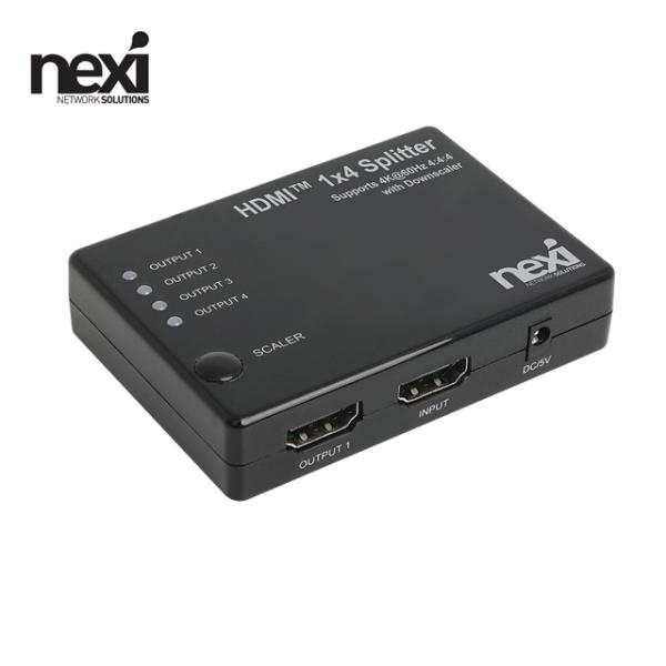 넥시 NX-4K0104SP-60L [모니터분배기/1:4/HDMI/4K/오디오 지원] [NX1296]