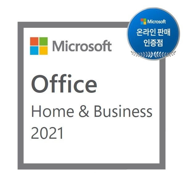 [인텍앤컴퍼니 정품] Office 2021 Home & Business ESD [기업용/멀티랭귀지/제품키 E-mail 발송]