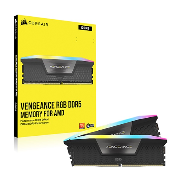 CORSAIR DDR5-6000 CL36 VENGEANCE RGB AMD 패키지 (32GB(16Gx2))