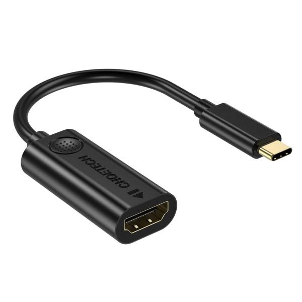 초텍 USB C타입 to HDMI 허브 어댑터 젠더 컨버터 4K 노트북 미러링 HUB-H04