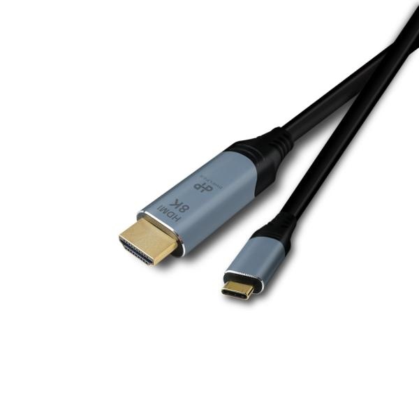 [UC-CB54] 8K UHD 미러링 케이블 C타입 TO HDMI 핸드폰 TV모니터 연결 빔프로젝터