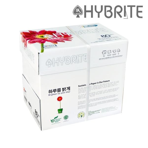 HYBRITE A4 복사용지(A4용지) 80g 2500매 1BOX
