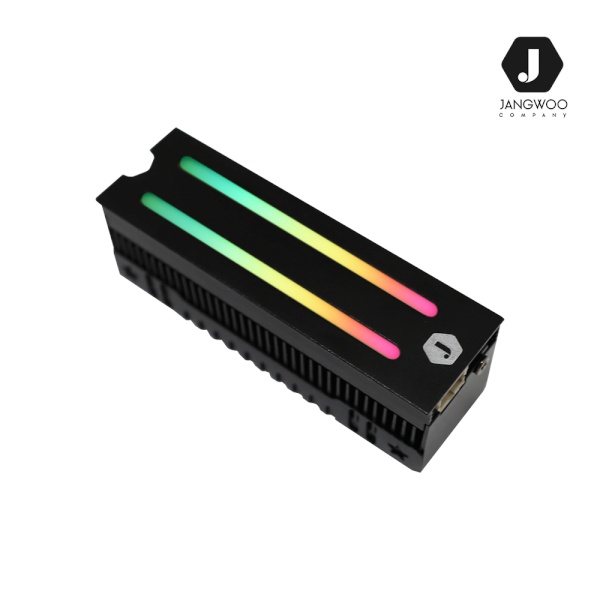 JW-HTK08 M.2 SSD RGB 방열판 (Black)