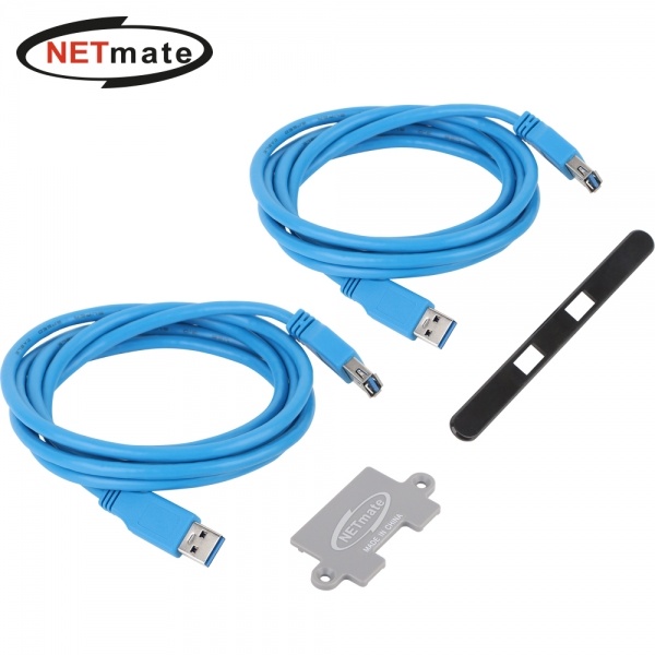 NETmate NM-MAB02 모니터 거치대 USB 판넬 [NM-MA15 전용]