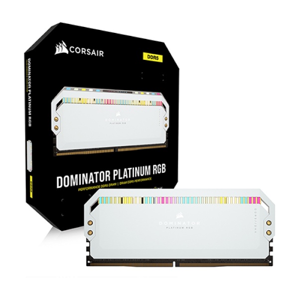 DDR5-5600 CL36 Dominator Platinum RGB WHITE 패키지 (32GB(16Gx2))