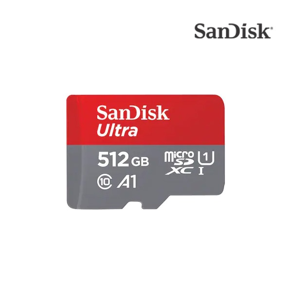 SanDisk Ultra microSDXC, SQUAC 512GB, A1, C10, U1, UHS-I, 150MB/s R, [SDSQUAC-512G-GN6MN] ▶ SDSQUA4 후속제품 ◀