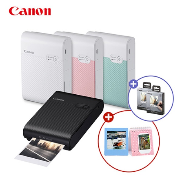 캐논 셀피 스퀘어 QX10 핸드폰 사진인화기 포토프린터 용지 40매 세트
