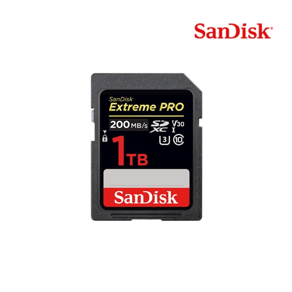 SDXC, Class10, Extreme Pro, UHS-I (U3), V30, 200MBs 1TB  [SDSDXXD-1T00G-GN4IN] ▶ SDSDXXY-1T00-GN4IN 후속모델 ◀