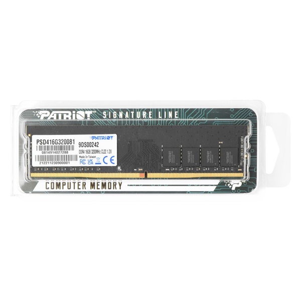 패트리어트 DDR4 16G PC4-25600 CL22 SIGNATURE 3200MHz