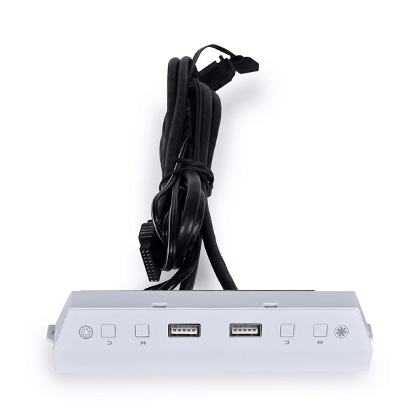 LAN216-1W ARGB Control & USB Module (White)