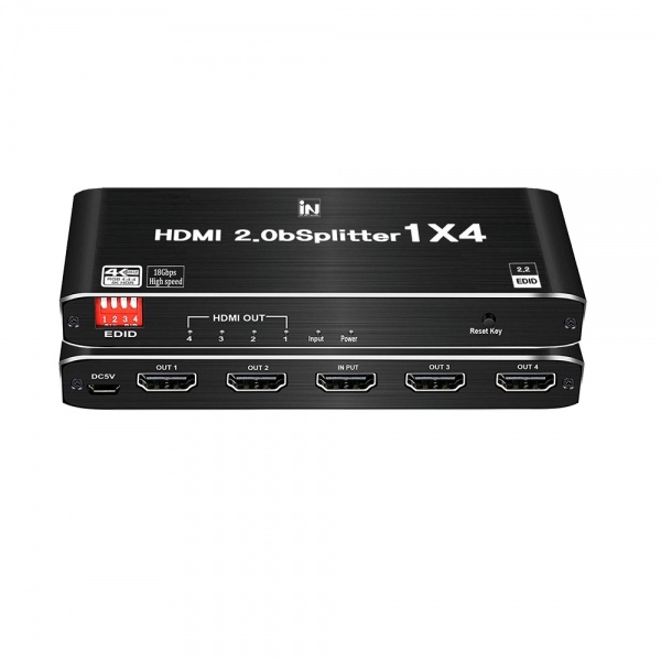 인네트워크 IN-N20HD104 [모니터 분배기/1:4/HDMI/4K/오디오 지원] [INV128]