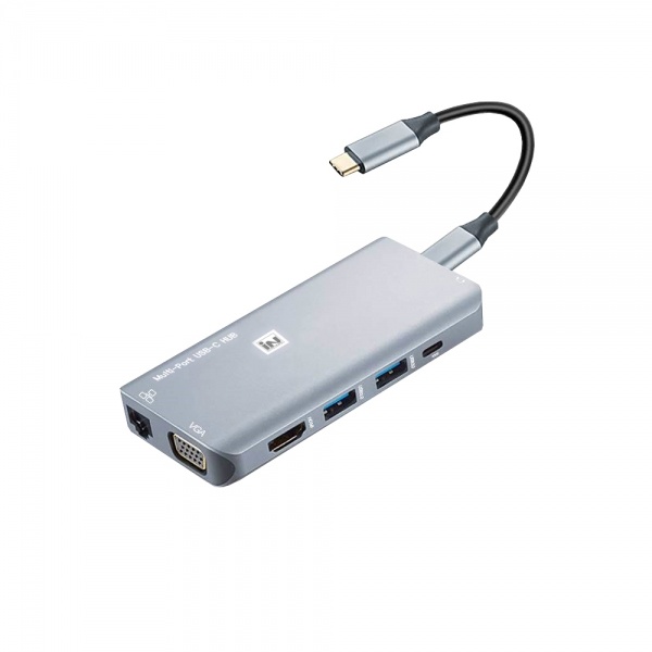 인네트워크 IN-C10IN1ALL (USB허브/10포트/멀티포트) ▶ [무전원/C타입] ◀ [INV141]