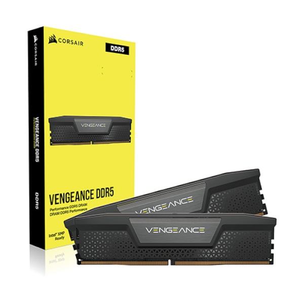 CORSAIR DDR5-6000 CL40 VENGEANCE BLACK 패키지 (64GB(32Gx2))