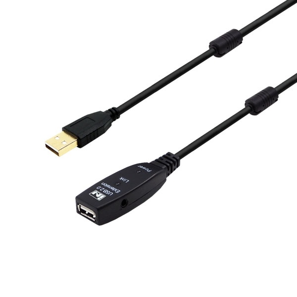 인네트워크 USB2.0 연장 리피터 케이블 [AM-AF] 10M [IN-UEXT10P] [INU046]