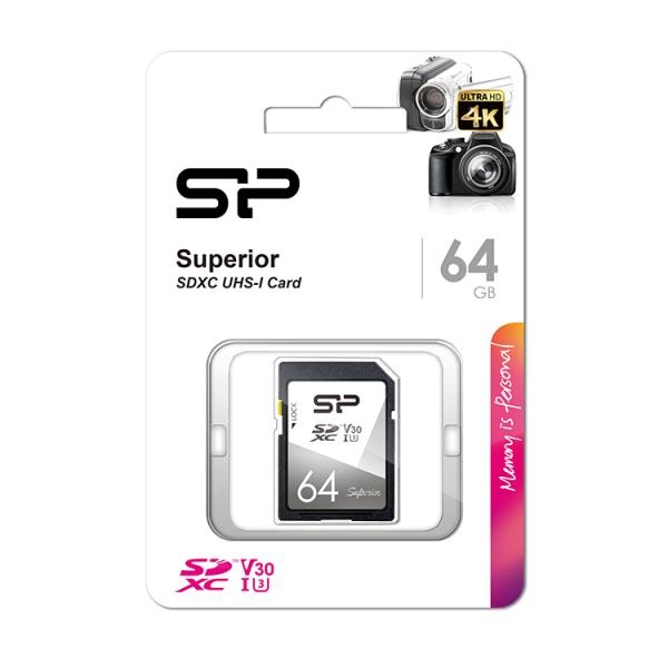 SDXC, Superior UHS-I U3 V30 128GB (100/80MB)