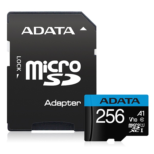 ADATA 마이크로 SD카드 외장메모리 256GB U1 Class10 V10 A1