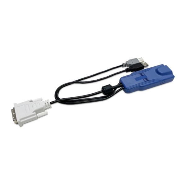 라리탄 KVM 케이블 USB, DVI 어댑터 [D2CIM-DVUSB-DVI]