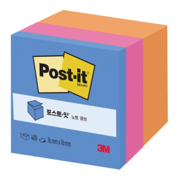 포스트잇 노트 654 큐브 [2053-ELT-O]