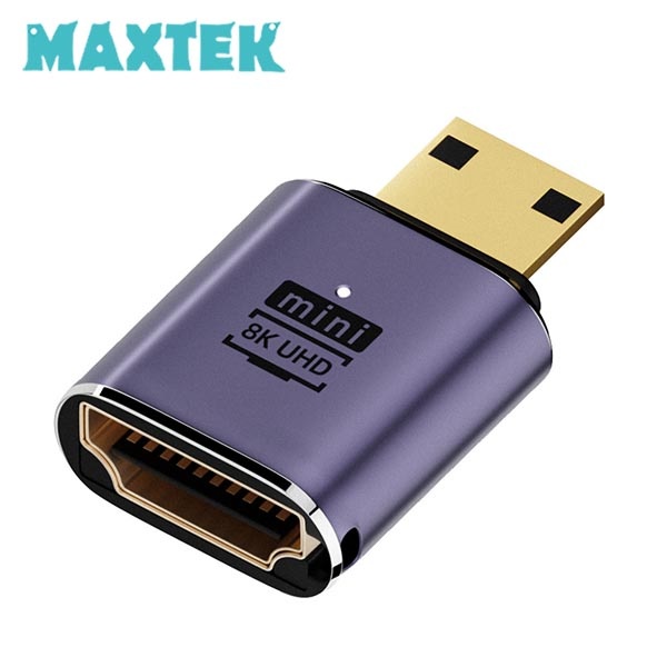 HDMI 2.1 to Mini HDMI 2.1 M/F 변환젠더, ㅡ자형 [MT393]