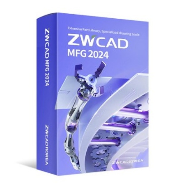 ZWCAD MFG (Mechanical) 2024 지더블유캐드 메카니컬 메카니칼 [기업용/라이선스/영구]