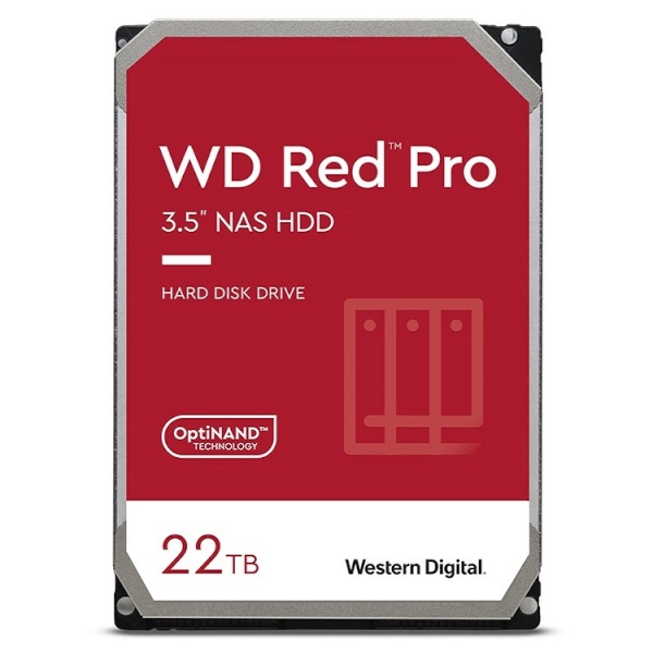 RED PRO HDD 22TB WD221KFGX 패키지 22TB (3.5HDD/ SATA3/ 7200rpm/ 512MB/ CMR) [4PACK]