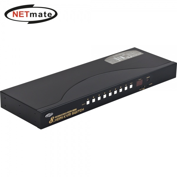 NETmate NM-HK4608 [HDMI KVM스위치/8:1/USB/케이블 포함]