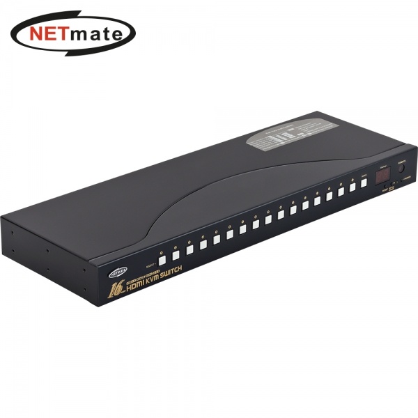 NETmate NM-HK4616 [HDMI KVM스위치/16:1/USB/케이블 포함]