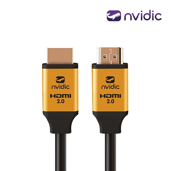 HDMI 2.0 케이블, 골드메탈, NV-HD215-GOLD / NV002 [블랙/1.5m]