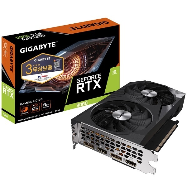 GeForce RTX 3060 Gaming OC D6 8GB 피씨디렉트 [페이할인코드]