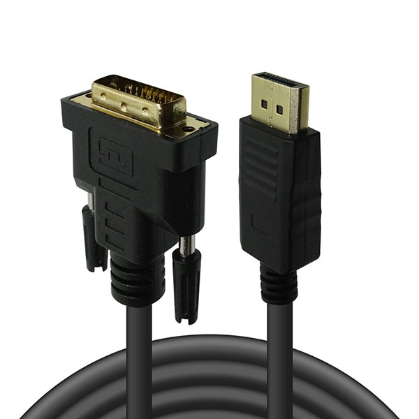 DisplayPort 1.1 to DVI-D 듀얼 변환케이블, 락킹 커넥터, DWCO09 [2m]