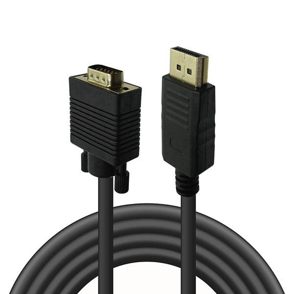 DisplayPort 1.1 to RGB(VGA) 변환케이블, 락킹 커넥터, 보급형, DWCO08 [2m]