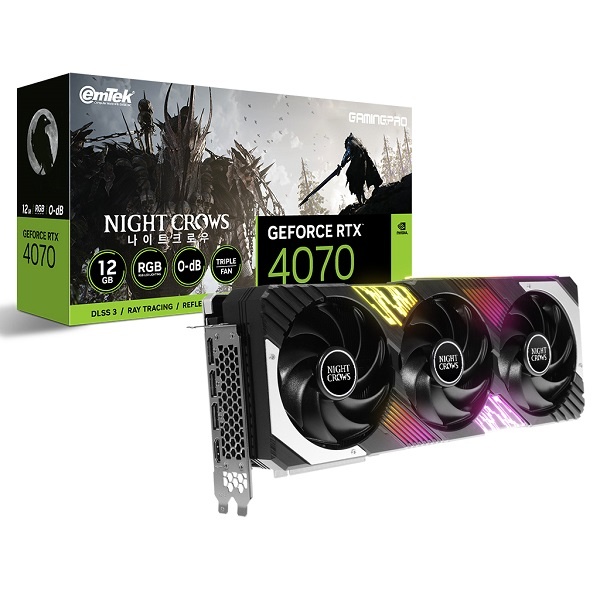 GeForce RTX 4070 GAMINGPRO D6X 12GB 나이트 크로우 Edition