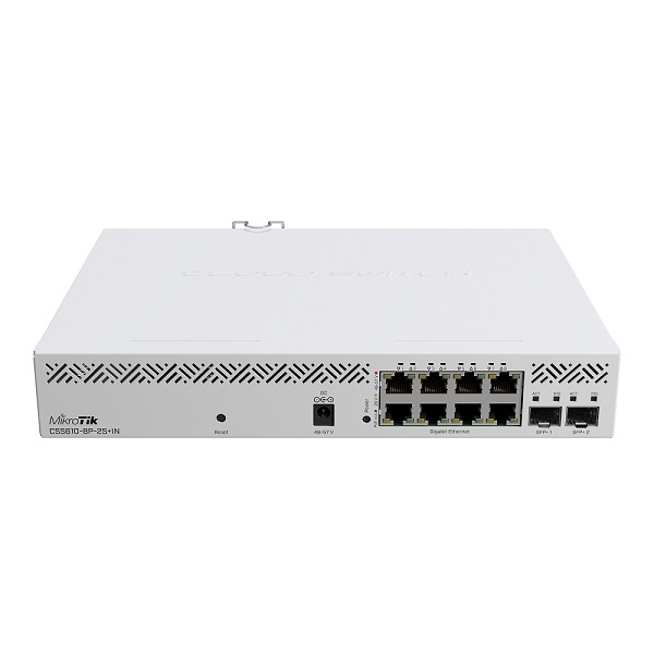 MikroTik CSS610-8P-2S+IN [산업용 스위칭허브/8포트/1000Mbps + SFP/PoE]