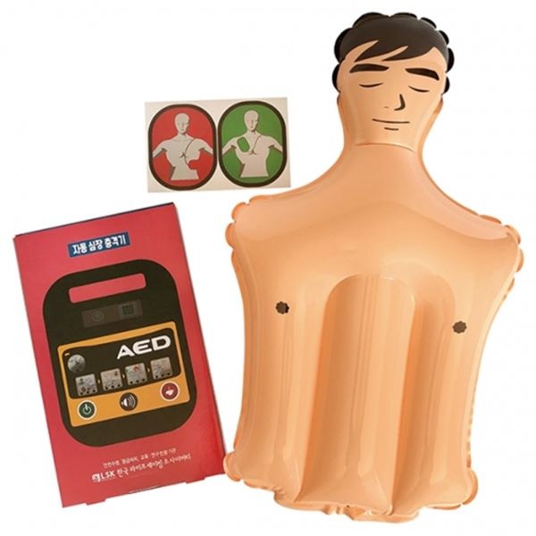 심박이 심폐소생술 CPR 교구 자동심박충격기 응급처치 훈련 교육용 안전놀이