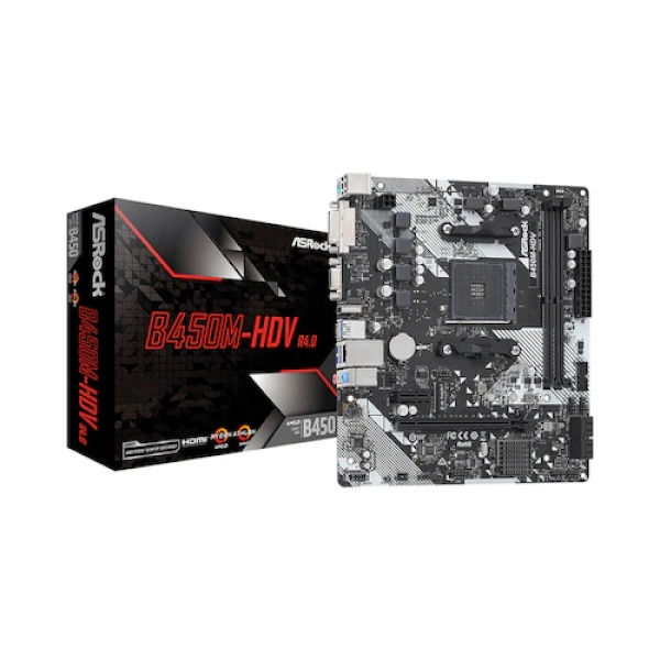 B450M-HDV R4.0 대원씨티에스 (AMD B450/M-ATX)