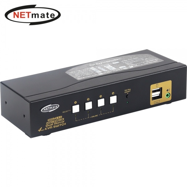NETmate NM-HKD04D  [HDMI KVM스위치/4:1/USB/케이블 포함]