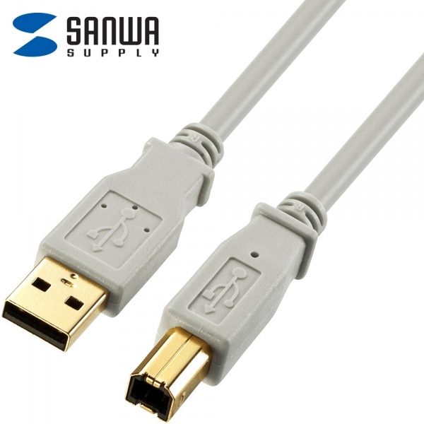 [AM-BM] 산와서플라이 USB2.0 케이블  (USB-IF 인증) [3m/KU20-3HK2]