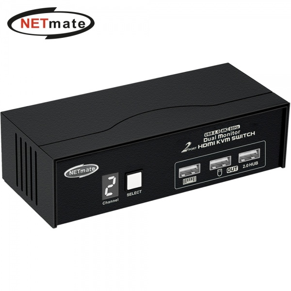 넷메이트 NM-HK4602DP [HDMI KVM스위치/2:1/4K/USB]
