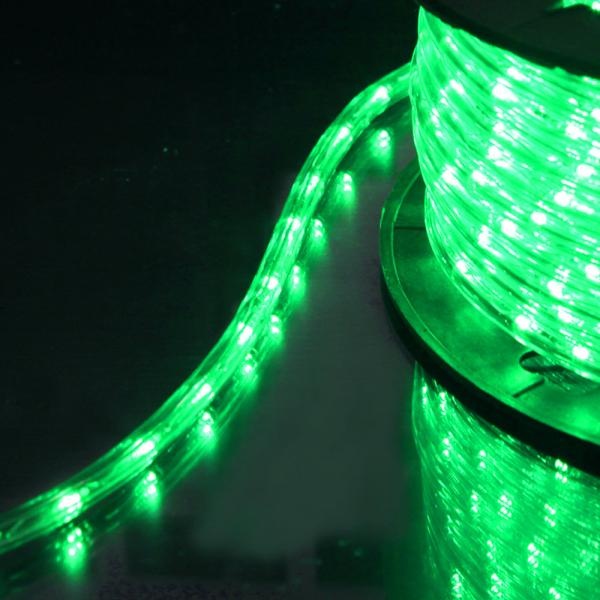 LED 무드등 로프라이트 원형논네온 간접조명 10M 녹색