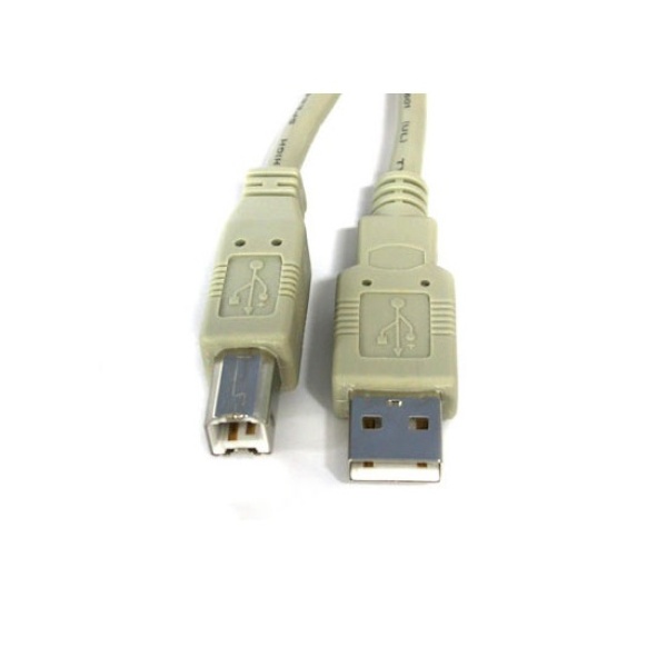 [AM-BM] USB-A 2.0 to USB-B 2.0 변환케이블, NETmate, NMC-UB230 [그레이/3m]