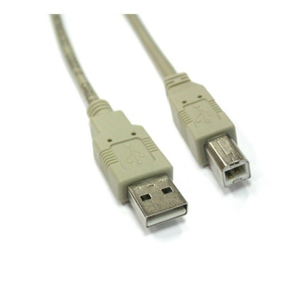 [AM-BM] USB-A 2.0 to USB-B 2.0 변환케이블, NETmate, NMC-UB2100H [그레이/10m]