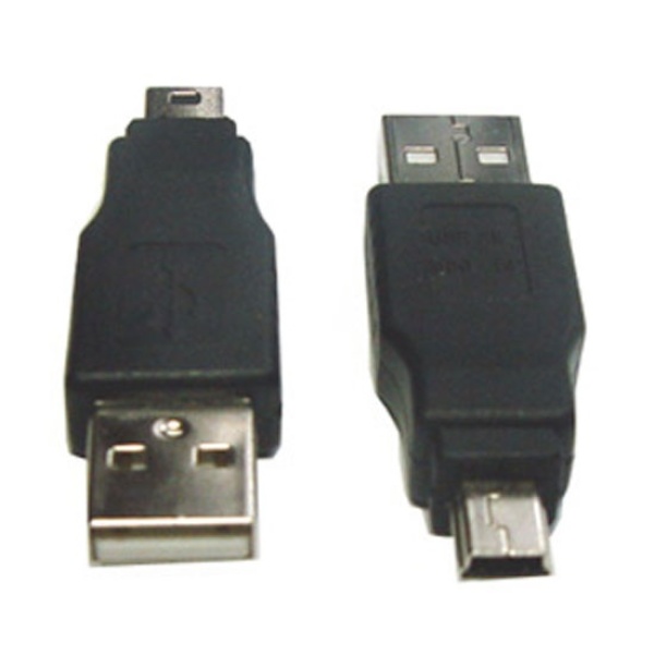 STech USB(M) to Mini 5P(M) 변환젠더 [블랙]