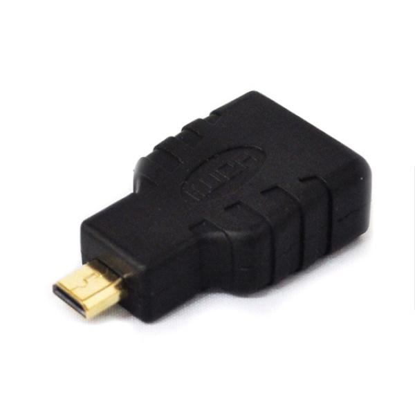 엠비에프 HDMI(F) to 마이크로 HDMI(M) 변환젠더 [블랙]